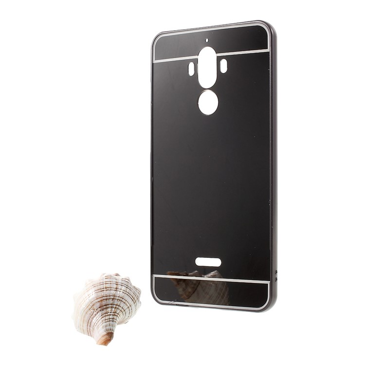 Mirror-like Plating Mobile Phone Casing for Huawei Mate 9 (Metal + PC) - Black-2