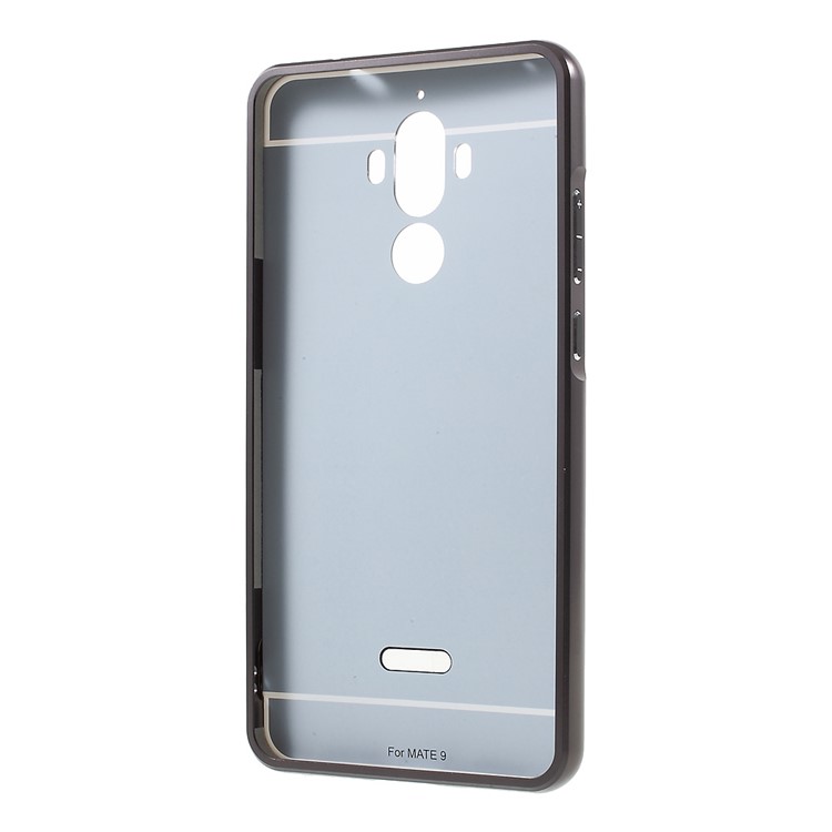 Mirror-like Plating Mobile Phone Casing for Huawei Mate 9 (Metal + PC) - Black-3