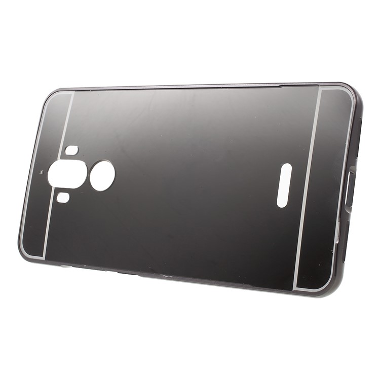 Mirror-like Plating Mobile Phone Casing for Huawei Mate 9 (Metal + PC) - Black-4