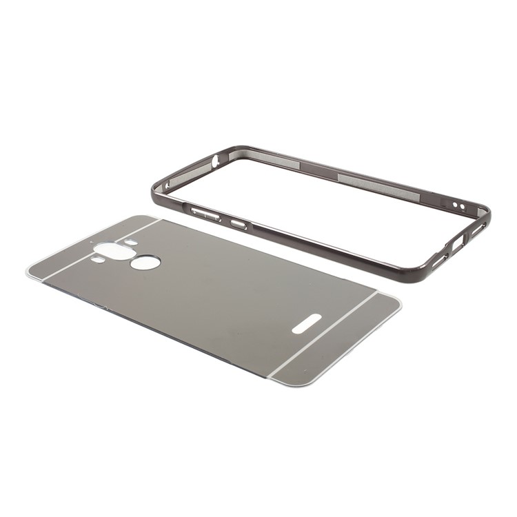 Mirror-like Plating Mobile Phone Casing for Huawei Mate 9 (Metal + PC) - Black-5