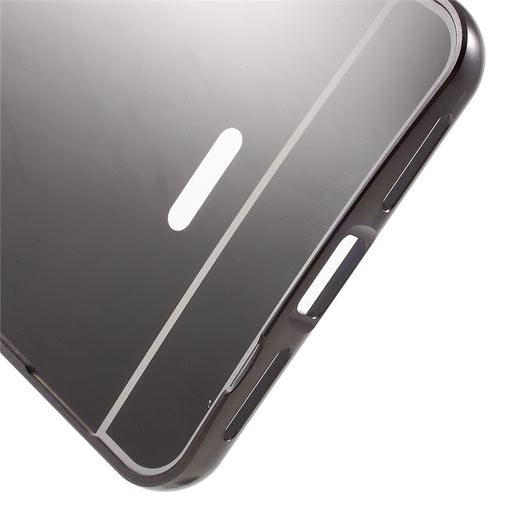 Mirror-like Plating Mobile Phone Casing for Huawei Mate 9 (Metal + PC) - Black-6