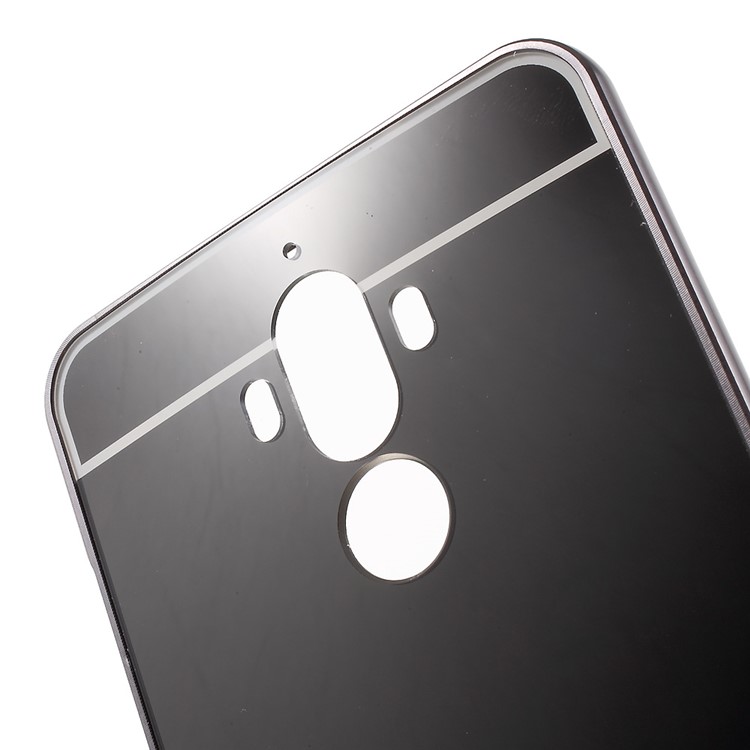 Mirror-like Plating Mobile Phone Casing for Huawei Mate 9 (Metal + PC) - Black-7