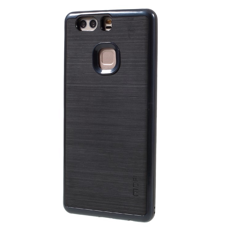 MOFI Brushed Hybrid Mobile Cover for Huawei P9 Plus (TPU + PC) - Dark Blue-2