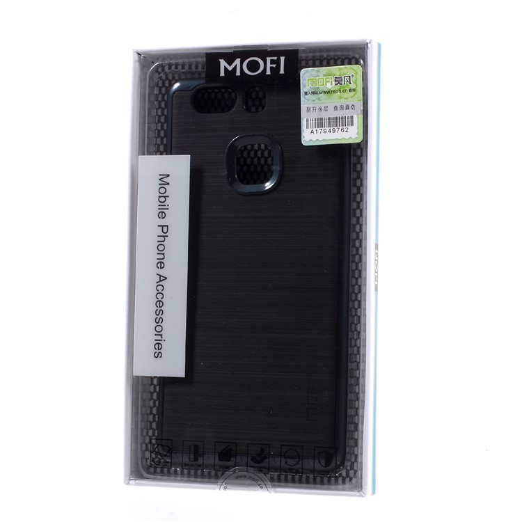 MOFI Brushed Hybrid Mobile Cover for Huawei P9 Plus (TPU + PC) - Dark Blue-7