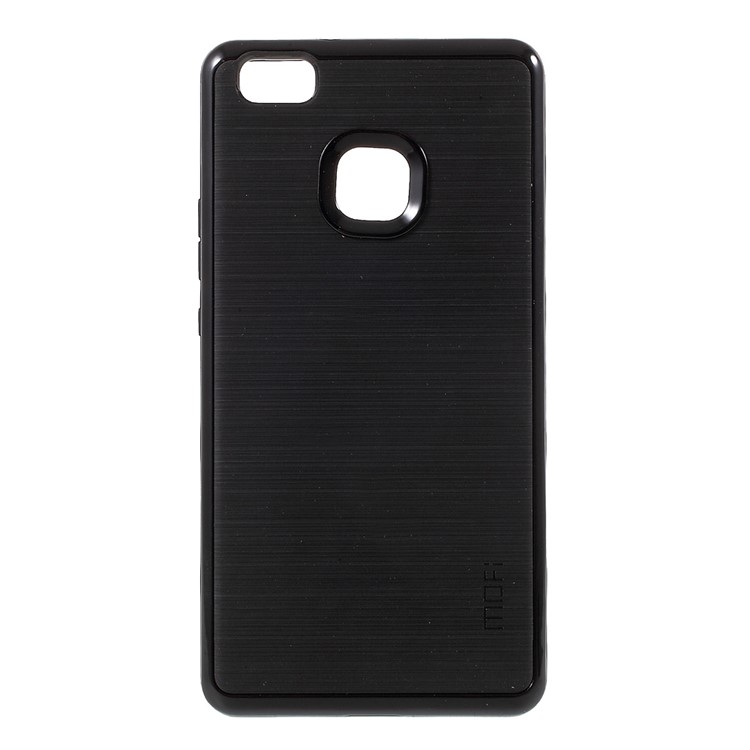 MOFI Brushed Phone Casing for Huawei P9 Lite / G9 Lite (TPU Back + PC Rim) - Black-1