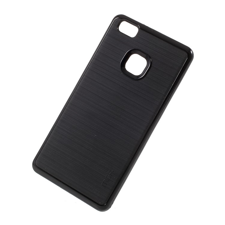 MOFI Brushed Phone Casing for Huawei P9 Lite / G9 Lite (TPU Back + PC Rim) - Black-2