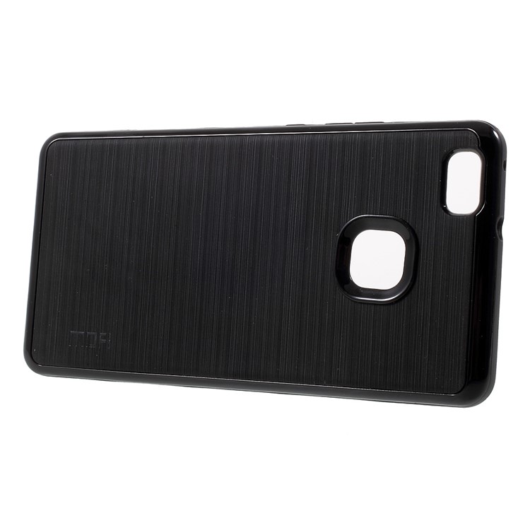 MOFI Brushed Phone Casing for Huawei P9 Lite / G9 Lite (TPU Back + PC Rim) - Black-3