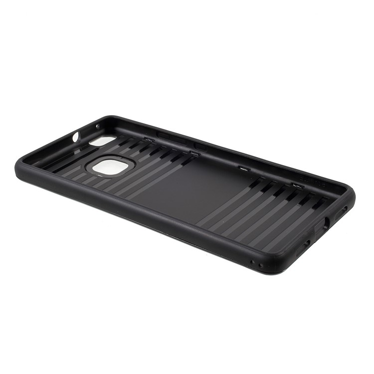 MOFI Brushed Phone Casing for Huawei P9 Lite / G9 Lite (TPU Back + PC Rim) - Black-5