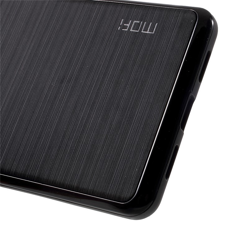 MOFI Brushed Phone Casing for Huawei P9 Lite / G9 Lite (TPU Back + PC Rim) - Black-7