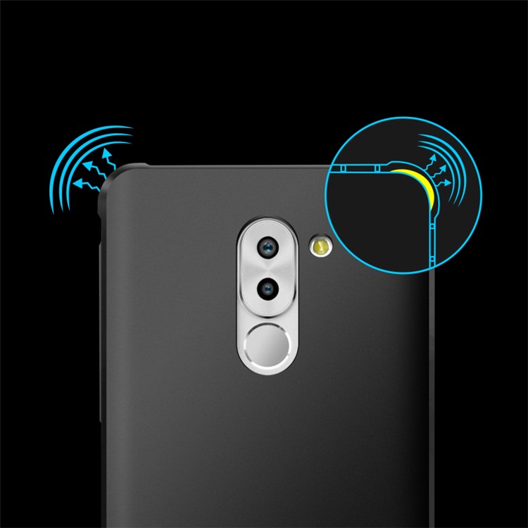 Imprinted Auspicious Dragon Drop-proof TPU Case for Huawei Honor 6x 2016 - Black-3