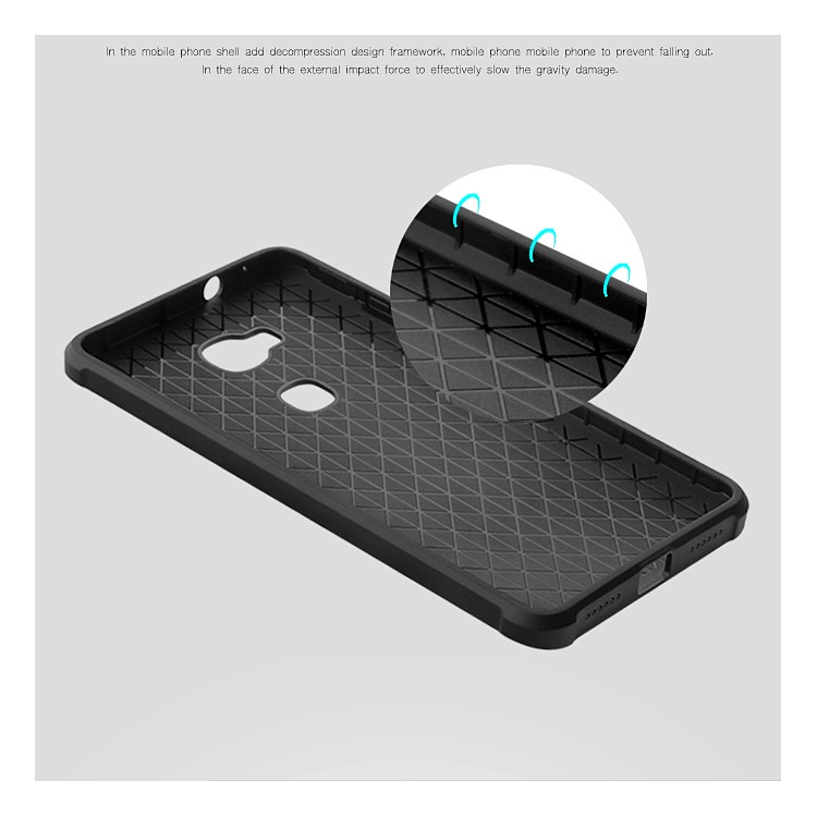 Auspicious Dragon Pattern Drop-proof Imprint TPU Case for Huawei Honor 5X/Honor Play 5X - Black-9