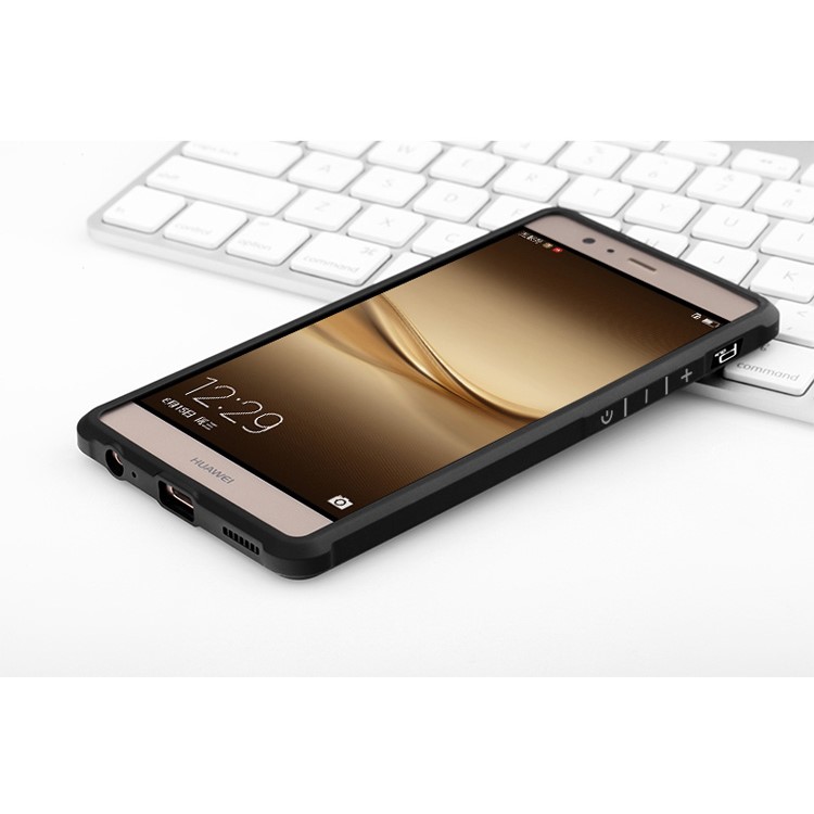 Chinese Dragon Imprinted Drop-proof TPU Mobile Cover for Huawei P9 Plus - Black-6