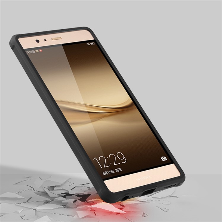 Chinese Dragon Imprinted Drop-proof TPU Mobile Cover for Huawei P9 Plus - Black-7