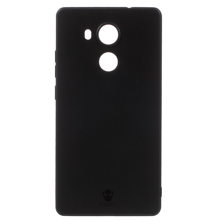 FSHANG Soft Color Series for Huawei Mate 8 Matte TPU Case Cover - Black-1