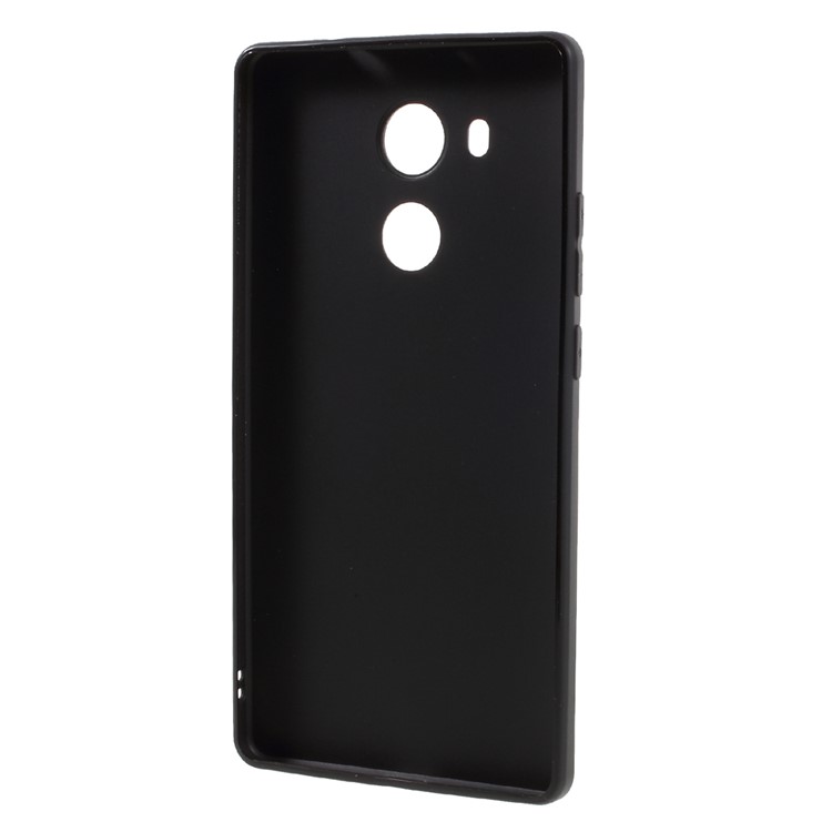 FSHANG Soft Color Series for Huawei Mate 8 Matte TPU Case Cover - Black-2