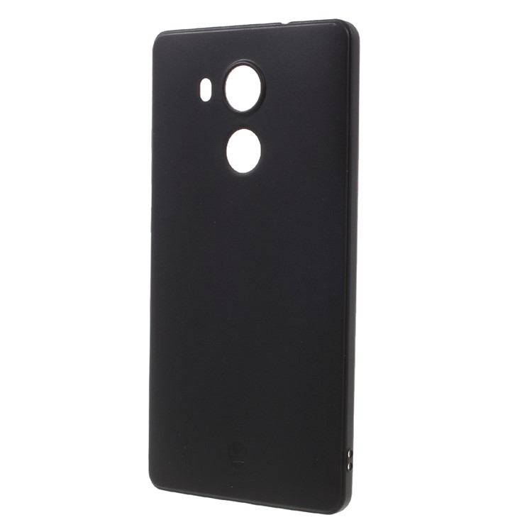 FSHANG Soft Color Series for Huawei Mate 8 Matte TPU Case Cover - Black-3
