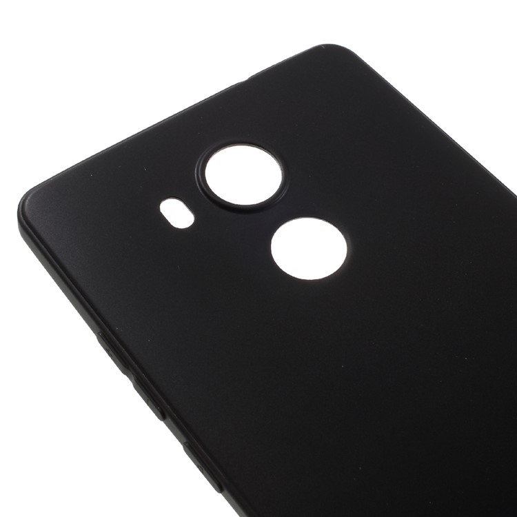 FSHANG Soft Color Series for Huawei Mate 8 Matte TPU Case Cover - Black-5