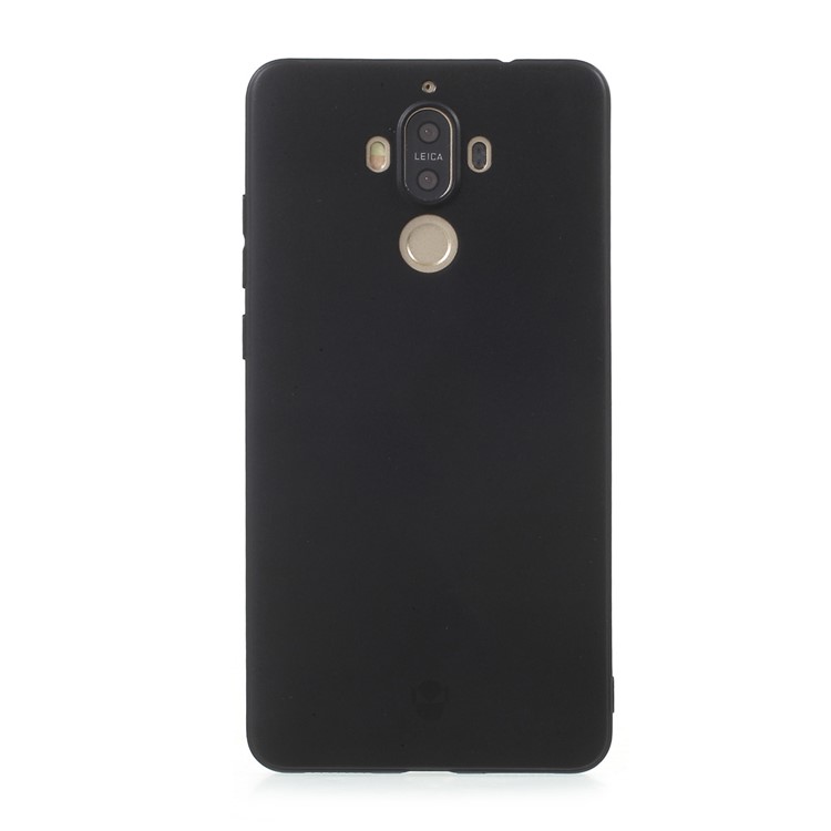 FSHANG Soft Color Series Matte TPU Phone Case for Huawei Mate 9 - Black-2