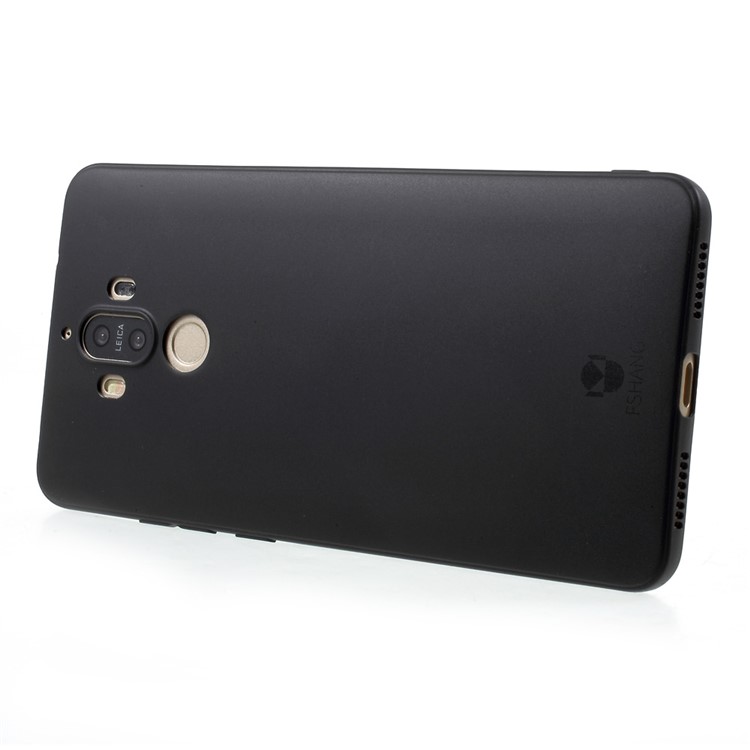 FSHANG Soft Color Series Matte TPU Phone Case for Huawei Mate 9 - Black-3