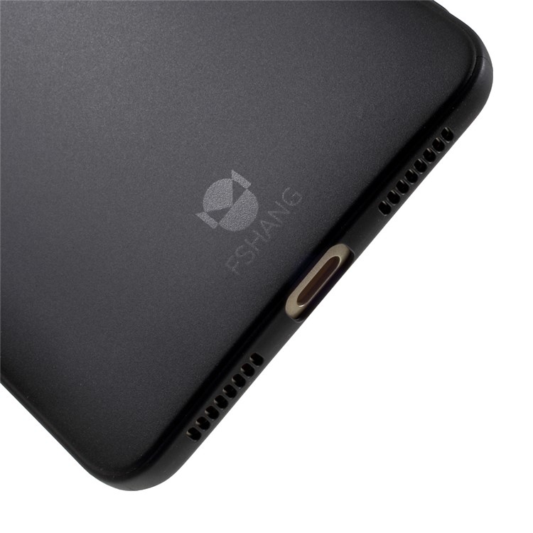 FSHANG Soft Color Series Matte TPU Phone Case for Huawei Mate 9 - Black-4