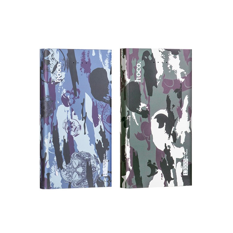 HOCO Camouflage Style 13000mAh Dual USB Port Power Bank for iPhone Samsung Huawei Etc (B12C-13000) - Army Green-8