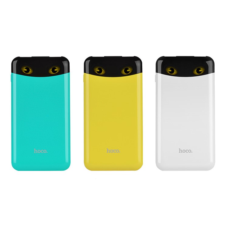 HOCO 10000mAh Genius Cat Power Bank Dual USB (B19-10000) for Smartphone Tablet - White-5