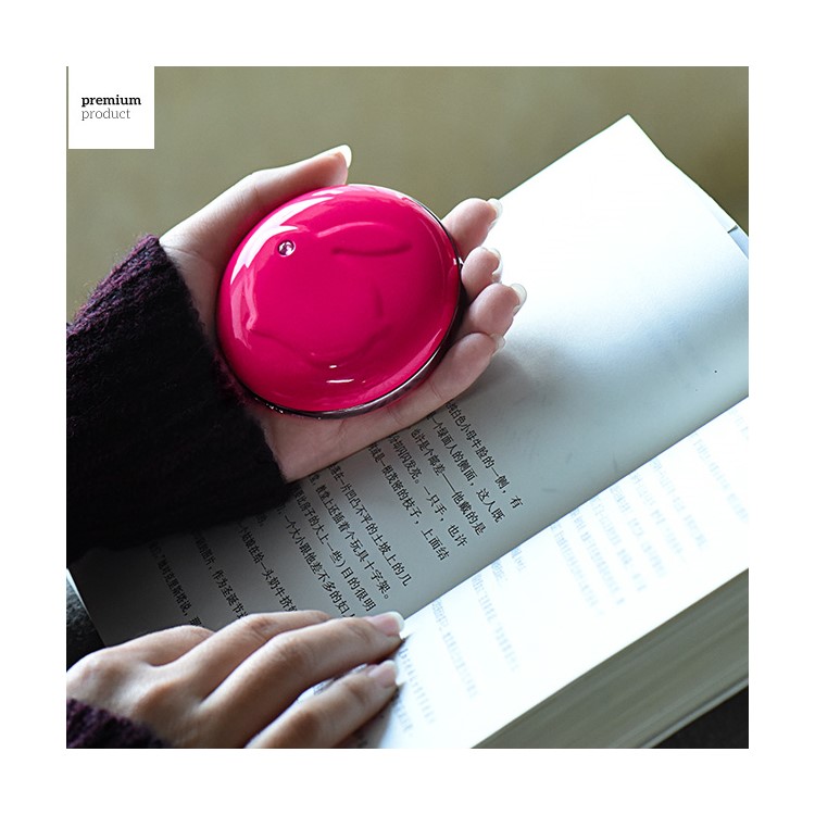 HOCO BW1 4000mAh Rabbit Portable 5V/1A Power Bank with Hand Warmer - Rose-3