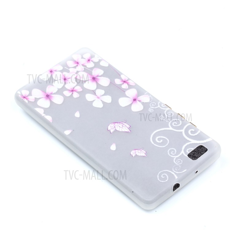 Luminous Glow TPU Case for Huawei P8 Lite - Flowers and Butterfly-5