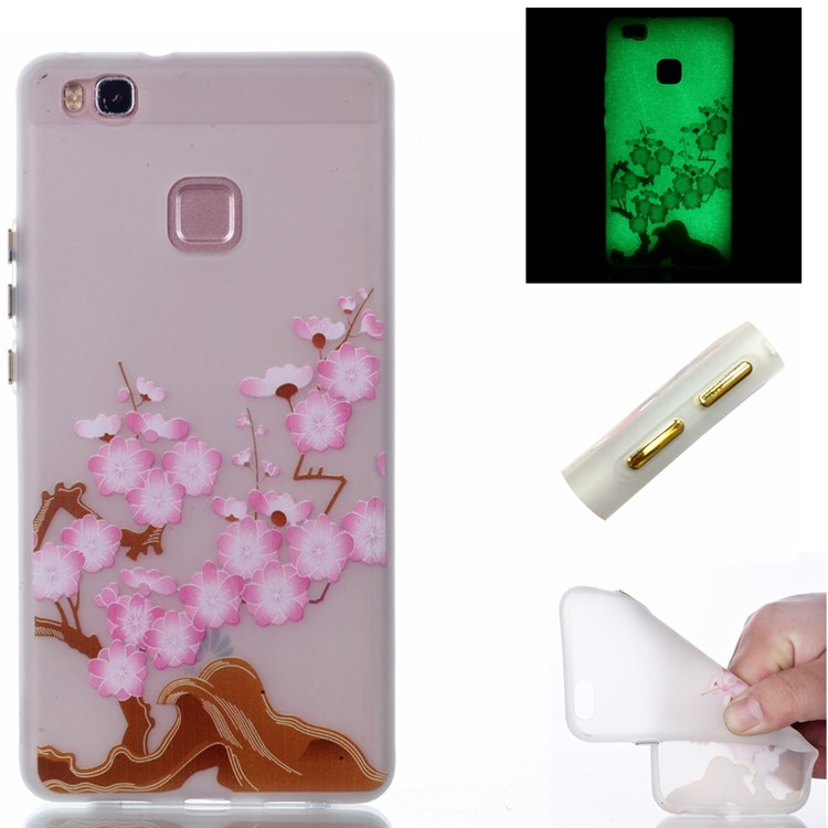 Luminous Glow TPU Case for Huawei P9 Lite / G9 Lite - Flowers and Butterfly-1