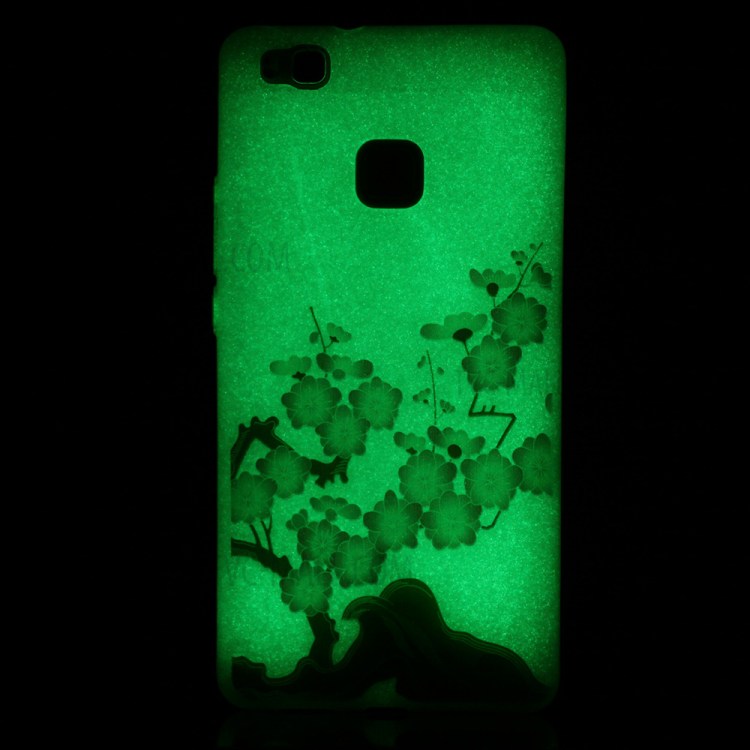 Luminous Glow TPU Case for Huawei P9 Lite / G9 Lite - Flowers and Butterfly-2
