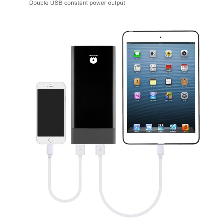 WUW Y10 7800mAh Power Bank 2-USB-Port Mobile Battery Charger 5V 2.0A x 2-5