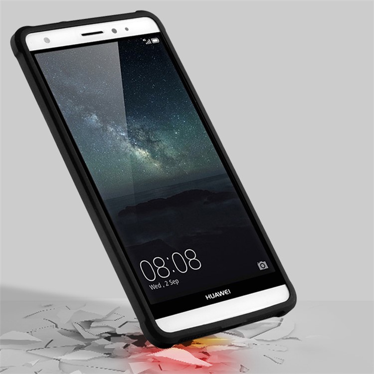 Imprinted Chinese Dragon Drop-proof Mobile Case TPU for Huawei Mate S - Black-5