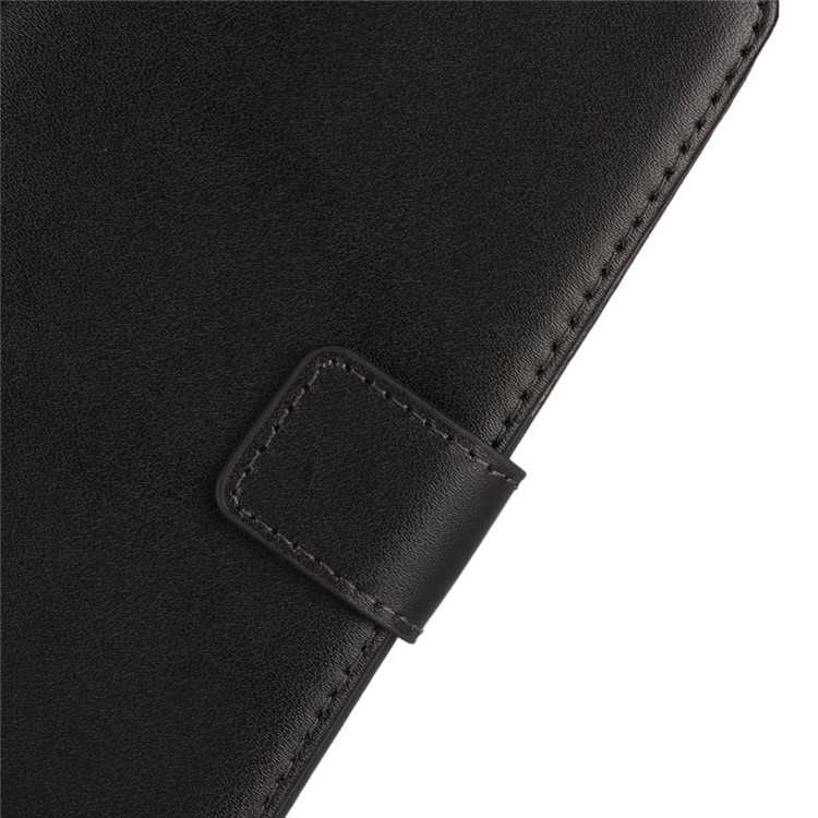 Split Leather Wallet Stand Mobile Phone Case Cover for Huawei Honor 6x (2016) - Black-6