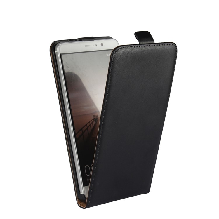 For Huawei Mate 9 Vertical Flip Split Genuine Leather Phone Case Cover - Black-2