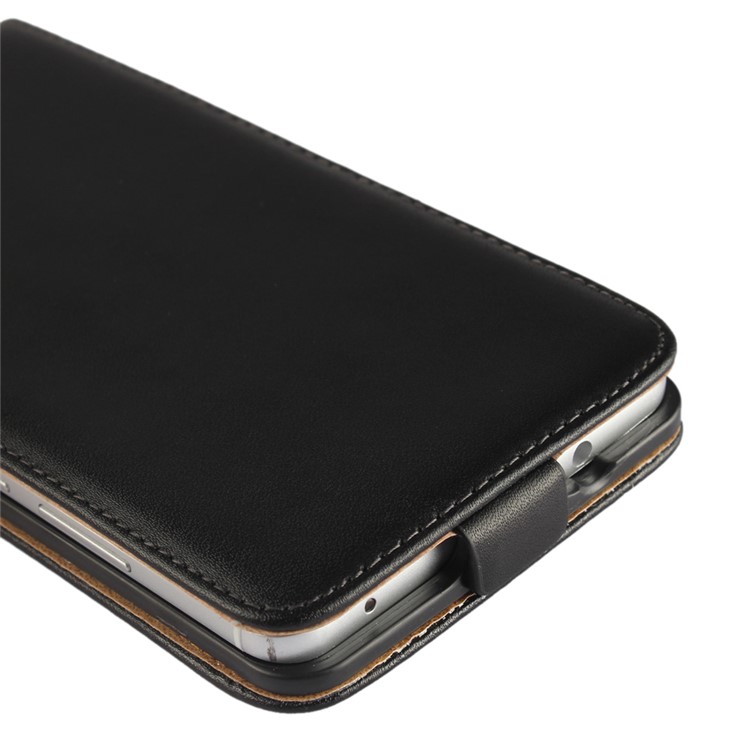 For Huawei Mate 9 Vertical Flip Split Genuine Leather Phone Case Cover - Black-5