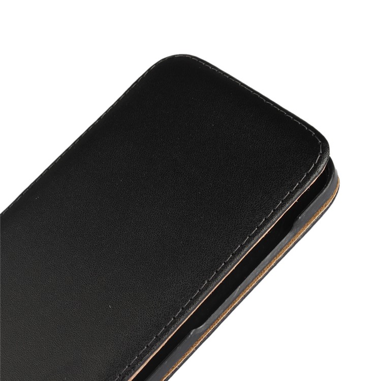 Split Leather Vertical Flip Cell Phone Case for Huawei Y5II/Y5 II/Honor 5 - Black-4