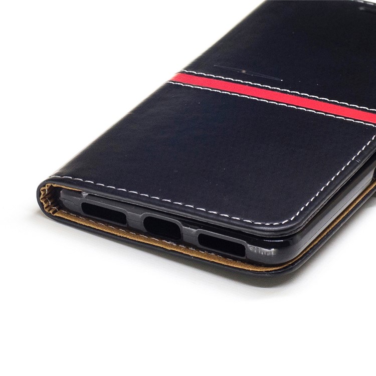 Graceful Stitching Wallet Leather Mobile Phone Case for Huawei Mate 9 - Black-5