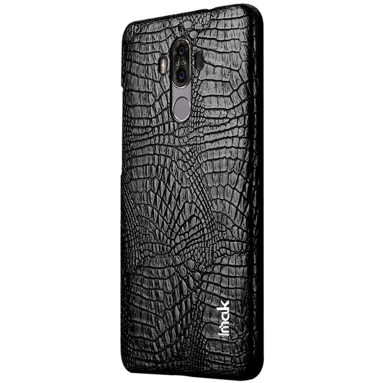 IMAK Ruiyi Series for Huawei Mate 9 Crocodile Leather Coated PC Phone Case - Black-2