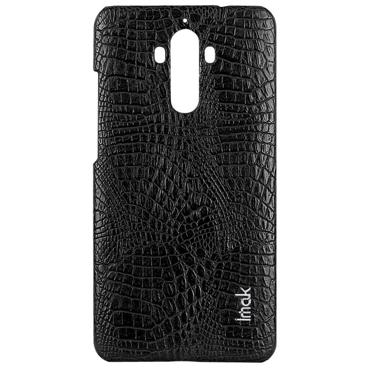 IMAK Ruiyi Series for Huawei Mate 9 Crocodile Leather Coated PC Phone Case - Black-3