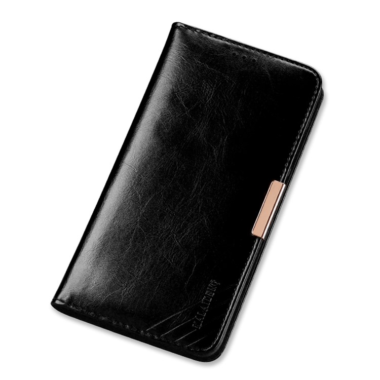 KALAIDENG Royal II for Huawei Mate 9 Genuine Leather Case Wallet Stand - Black-3