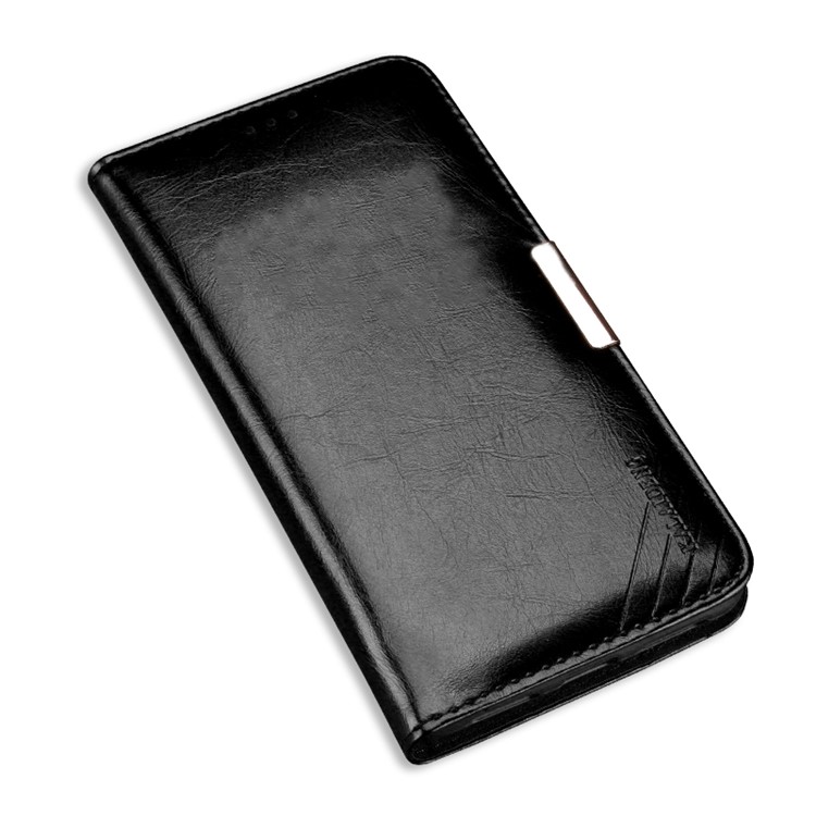 KALAIDENG Royal II for Huawei Mate 9 Genuine Leather Case Wallet Stand - Black-4