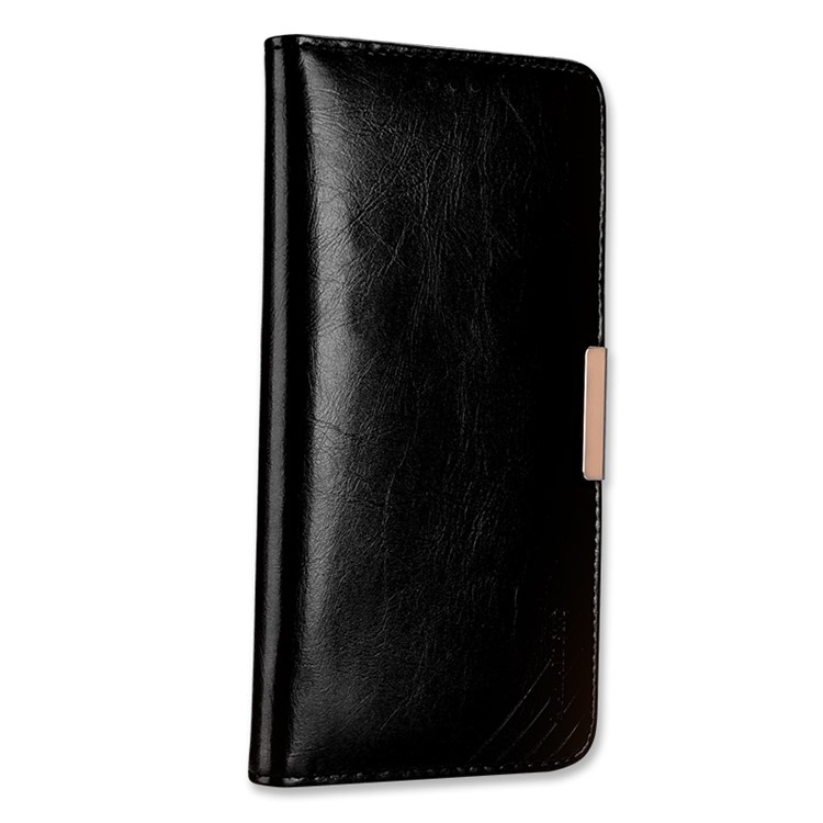 KALAIDENG Royal II for Huawei Mate 9 Genuine Leather Case Wallet Stand - Black-6