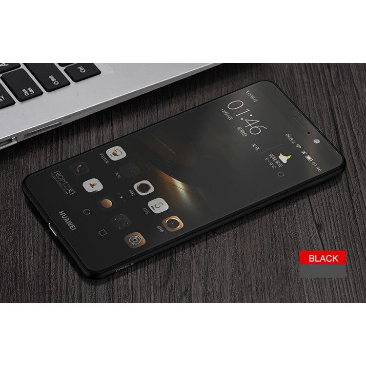 CAFELE Matte Anti-fingerprint 0.6mm TPU Skin Case for Huawei Mate 9 - Black-11