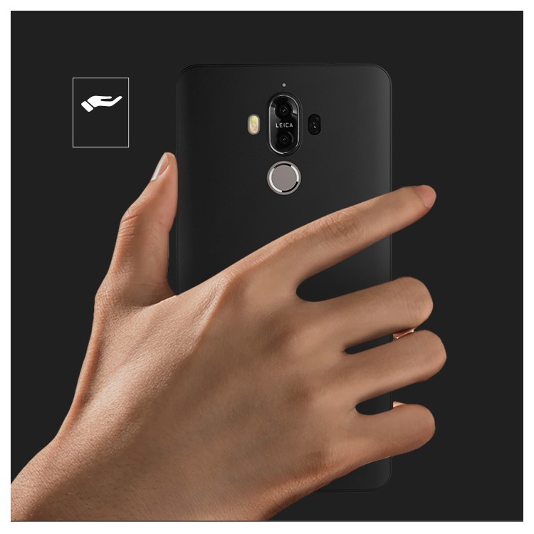CAFELE Matte Anti-fingerprint 0.6mm TPU Skin Case for Huawei Mate 9 - Black-5