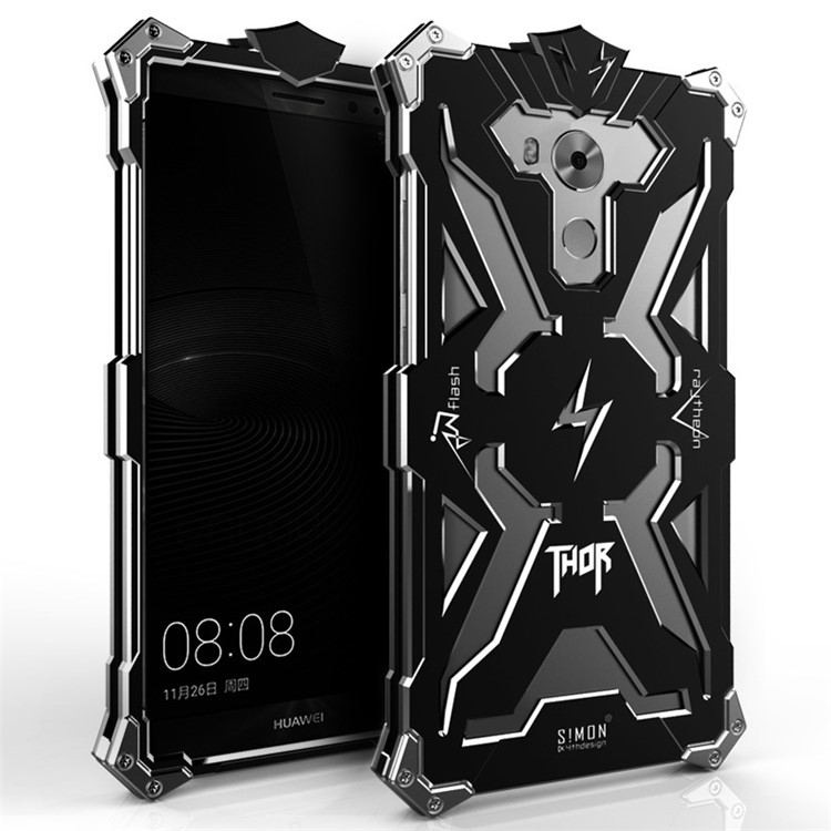 Cool Aviation Aluminum Phone Case Armor Cover for Huawei Ascend Mate8 - Black-1
