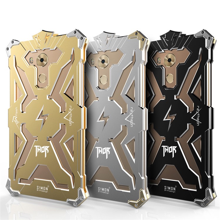Cool Aviation Aluminum Phone Case Armor Cover for Huawei Ascend Mate8 - Black-5