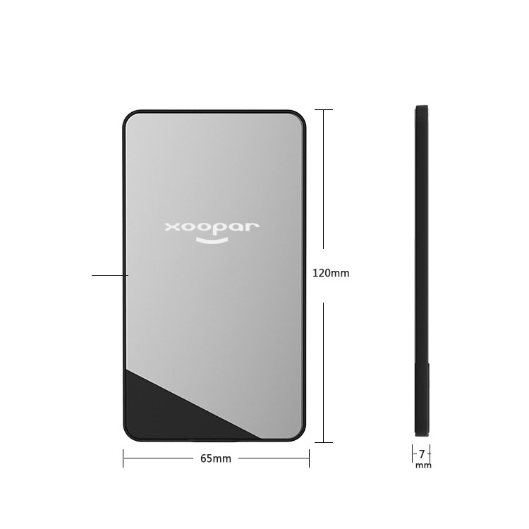 XOOPAR XG11013 Ultra-thin Mobile Phone Power Bank 4000mAh with Matte Surface - Digital Display Version-3