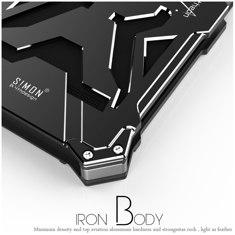 For Huawei Honor 4C Cool Metal Aviation Aluminum Armor Phone Casing - Black-3