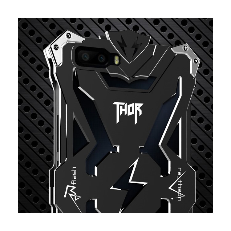 Tough Metal Aviation Aluminum Armor Phone Case for Huawei Honor 6 Plus / 6X - Black-3