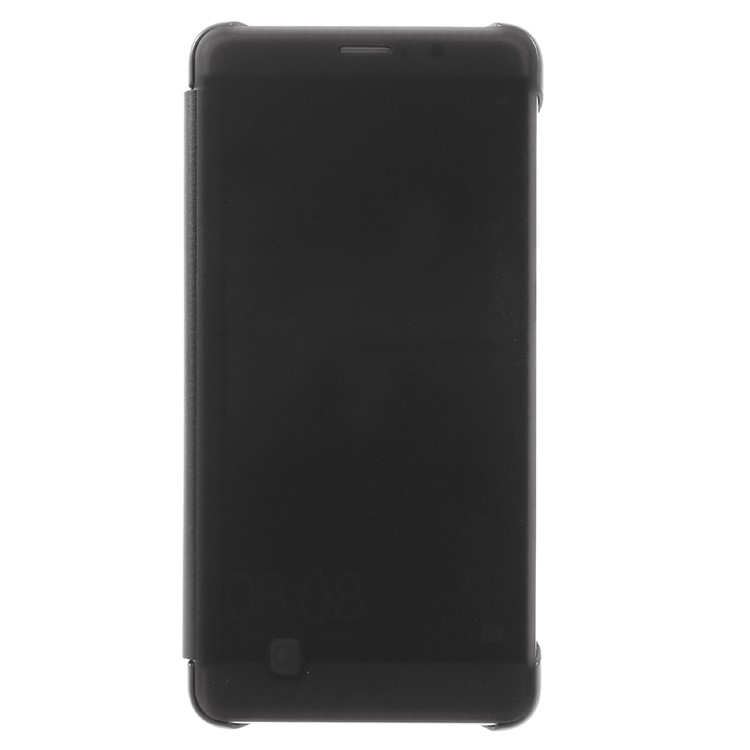 Full View Window Smart Leather Phone Case for Huawei Mate 9 - Black-3